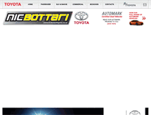 Tablet Screenshot of nicbottaritoyota.co.za